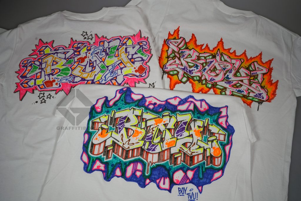 Dreierpack T-Shirts Design by BOY/TVU 