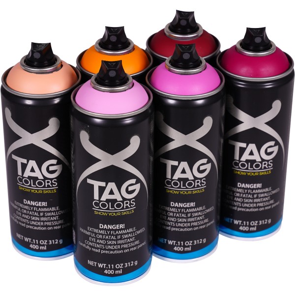 TAG Colors "Show Your Skills - Sunny Bay Sixpack" (6x400ml)