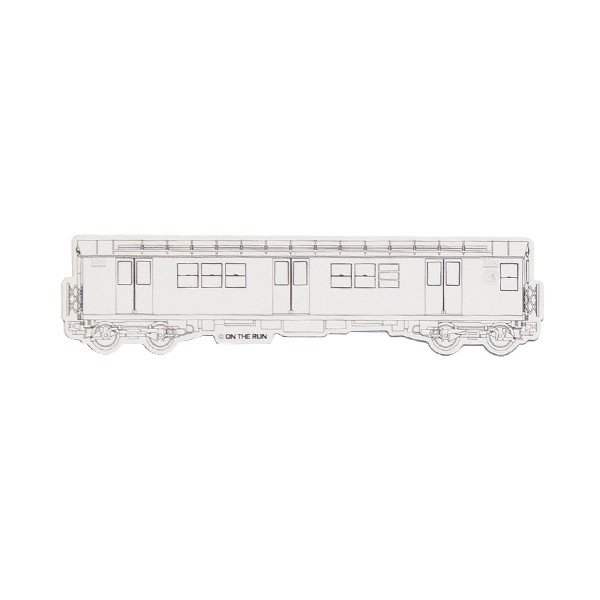 OTR Magnet "NY Subway - White" Small (14,9x3,7cm)