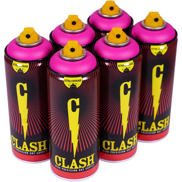 Clash "Paint One Color Sixpack Clash Magenta 39-4" (6x400ml)