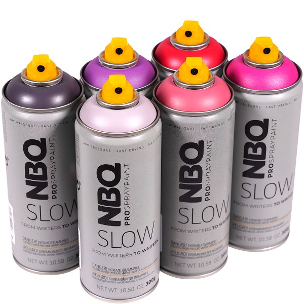 NBQ "New Slow" Sixpack Pink Stone (6x400ml)