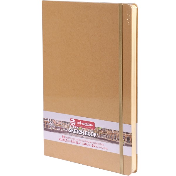 Talens "Art Creation Hardcover A4 Sketch-Notizbuch" (21x29,7cm) Hochformat  - Natur