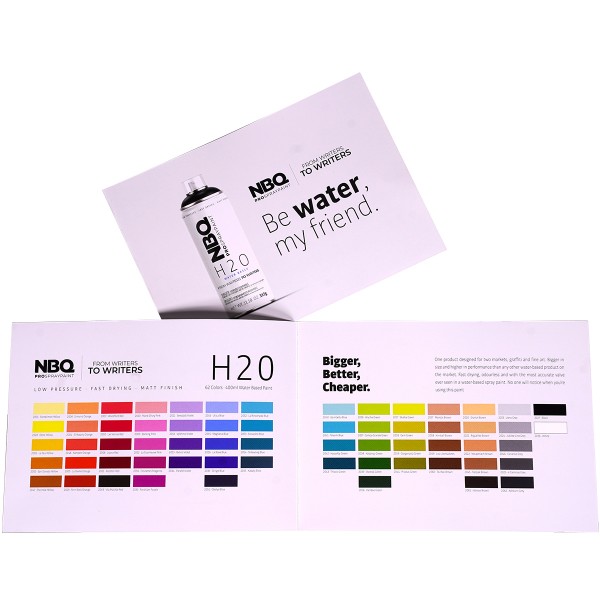 Super Deal "NBQ H2O - Be water, my friend" Echtfarbfächer