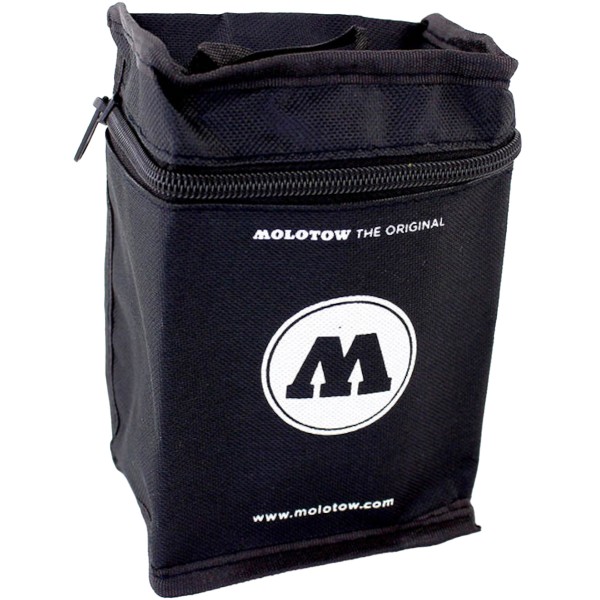 Molotow "Portable Bag für 36 Marker" Markertasche mit Gürtelschlaufe (15 x 12cm) Black