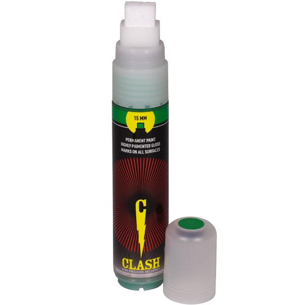 Clash "Bazooka" Chisel Marker (15mm) - Pesto Green 27