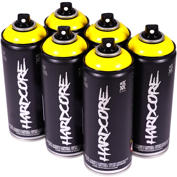 MTN Hardcore 2 "One Color Sixpack - Light Yellow RV-1021" (6x400ml)