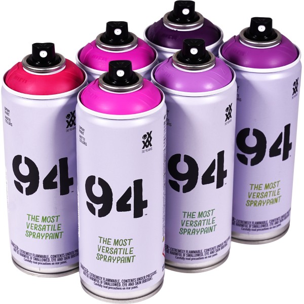 MTN 94 "Multi Color Sixpack - Mr. Pink Tones" (6x400ml)