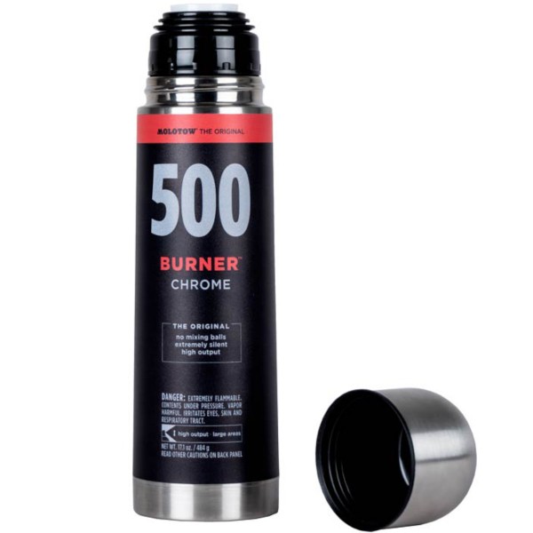 Molotow Thermoskanne "Burner Chrome" (500ml)