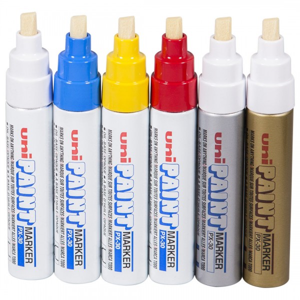 Uni Paint PX-30 6er Marker Set - I