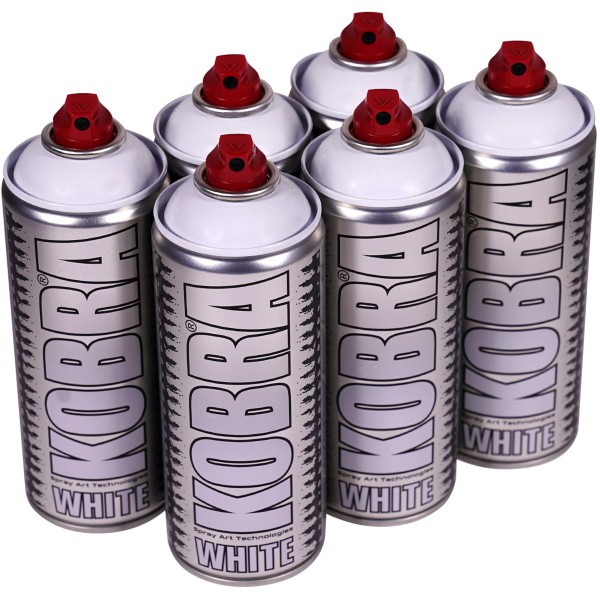 Kobra "New HP Sixpack White 001" (400ml)