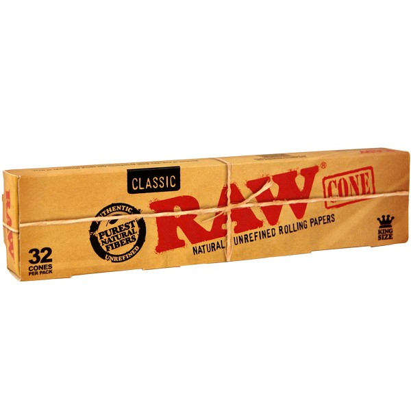 RAW Papers "Cone Classic King Size Pre-Rolled" - 32 Blättchen