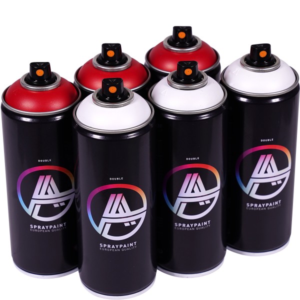 Double A Sixpack "White + LA Underground Red" (6x400ml)