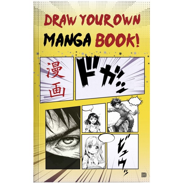 Ausmalbuch "Draw Your Own Manga Book"