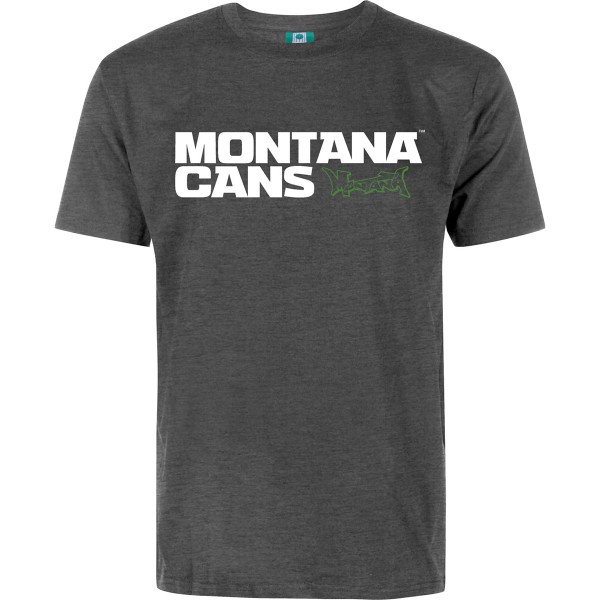 Montana T-Shirt "Logo 2K14" Heather Grey/Green