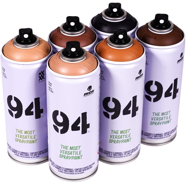 MTN 94 "Multi Color Sixpack - Wood Tones" (6x400ml)