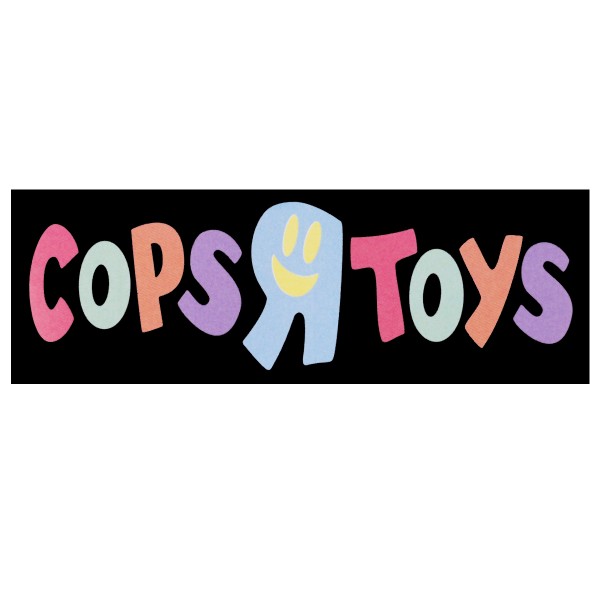 Super Deal "COPS R TOYS Logo" Sticker (3x10cm)