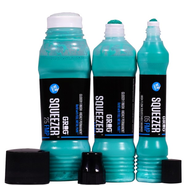 Grog "Squeezer FMP Marker 3er Set" (5mm/10mm/25mm) - Obitory Green