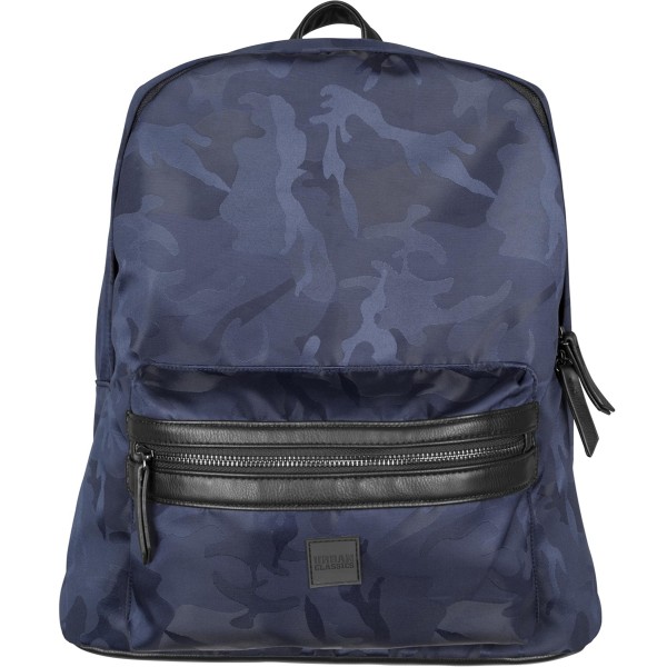 Urban Classics "Jacquard Backpack" Rucksack Navy Camo