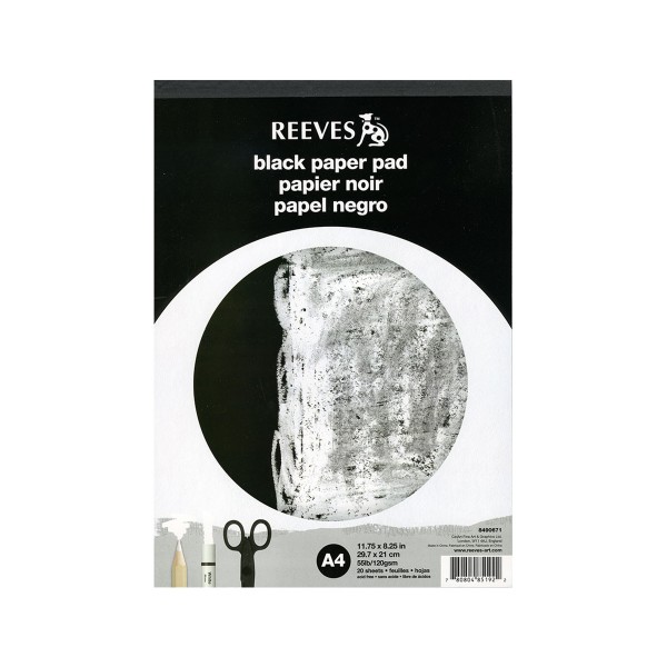 Reeves "Black Paper Pad" A4