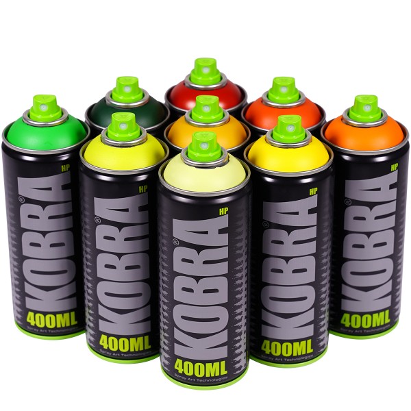 Kobra "New HP 9er Set - Colorsplash Tones" (9x400ml)