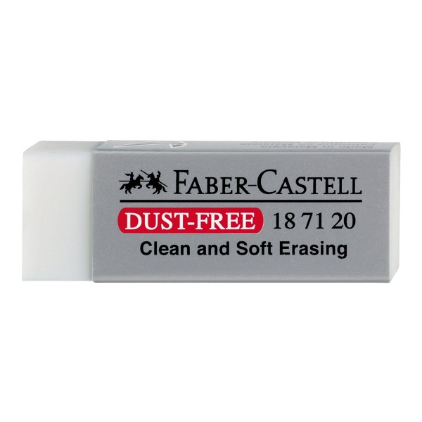 Faber-Castell "Dust-Free" 187120 Radierer (Eraser) - White