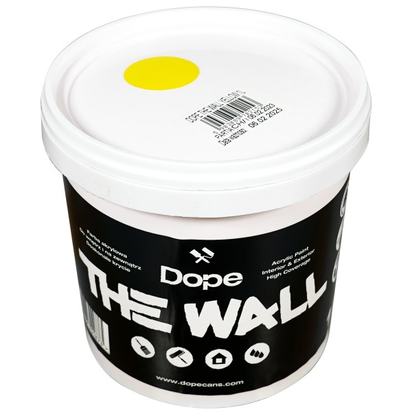Dope Acryl Premium Wandfarbe "The Wall 1L" Yellow