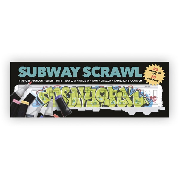 Ausmalbuch "Subway Scrawl"