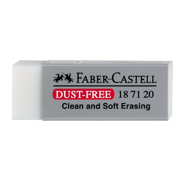 Faber-Castell "Dust-Free Radierer (Eraser) - White