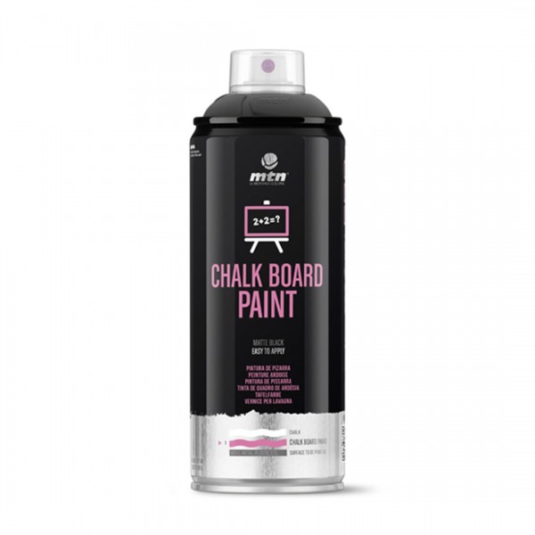 MTN Pro "Tafelfarbe" Chalk Board Paint Black (400ml)