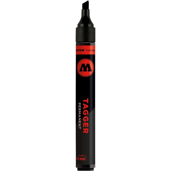 Molotow "Tagger Speedflow" Permanent Chisel Marker (2-6mm) Black