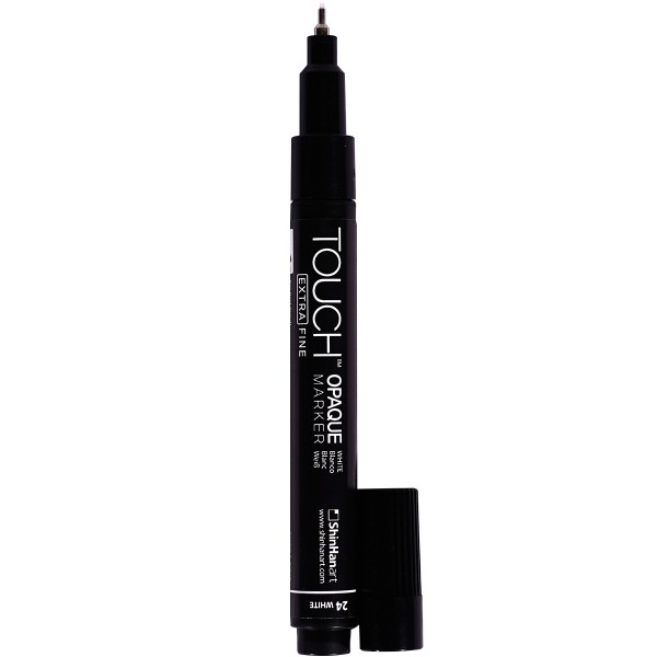 Touch "Opaque Marker" Single - Extra Fine (0,4-0,7mm) White