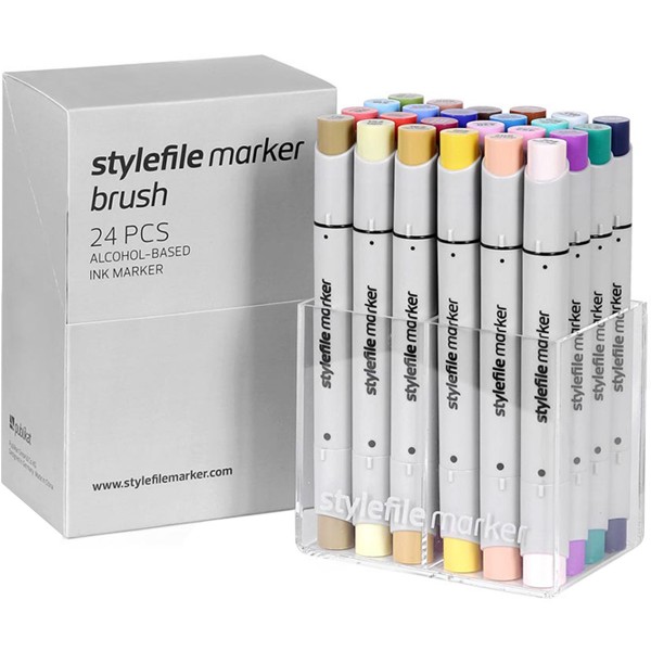 Stylefile Brush Twin Marker "24er Set" Main B