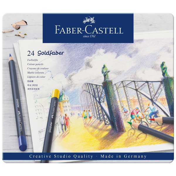 Faber-Castell "Goldfaber" Buntstift 24er Metalletui