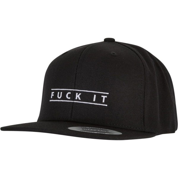 Mister Tee "Fuck It Classic Snapback" Black