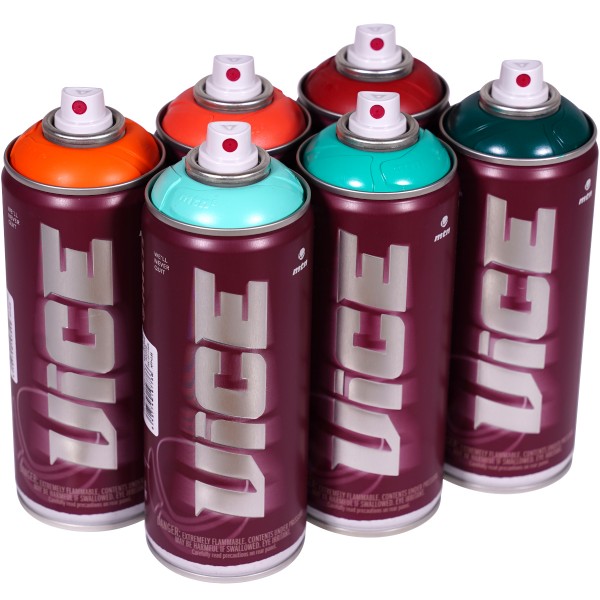 MTN "Vice" Sixpack Hot Breeze Tones (6x400ml)
