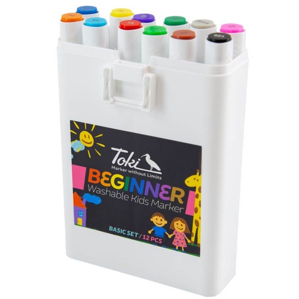 Toki "Beginner Kids" 12er Set Grafikmarker Basic