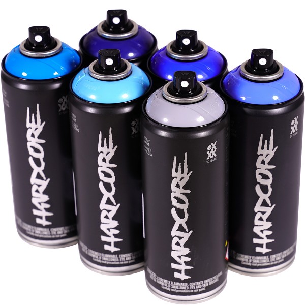 MTN Hardcore 2 "Multi Color Sixpack - Stone Wave Tones" (6x400ml)