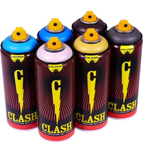 Clash "Paint Multi Color Sixpack Cold Brew Tones" (6x400ml)