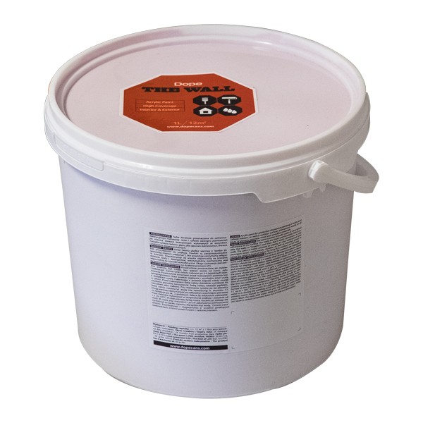 Dope Streichfarbe "The Wall" 5 Liter Rot