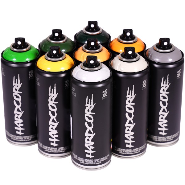 MTN Hardcore 2 "9er Paint Box - Trash Bag Tones" (9x400ml)