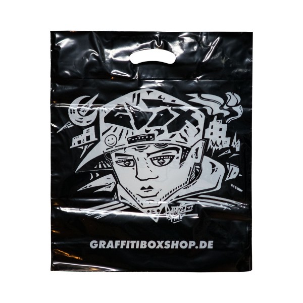 Graffitibox Plastiktüte "Bandit77" Small Black