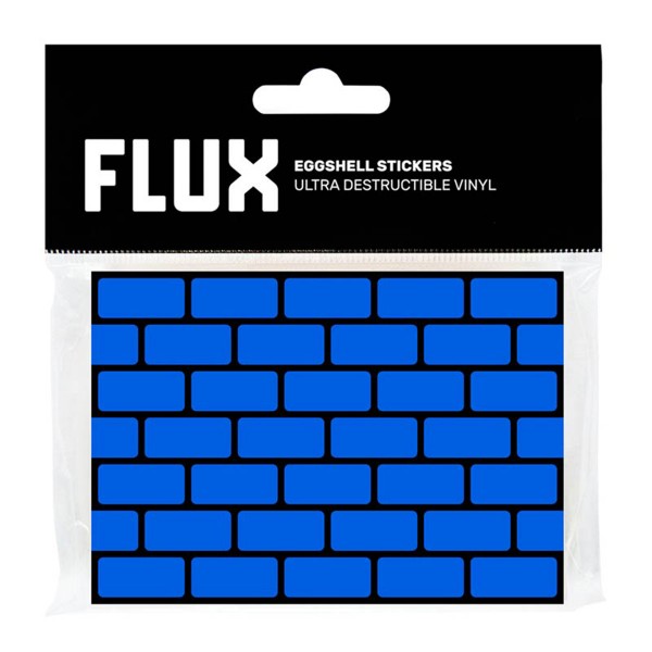 Flux "Eggshell Stickers" Bricks Blue 50 Stk. (7x10cm)