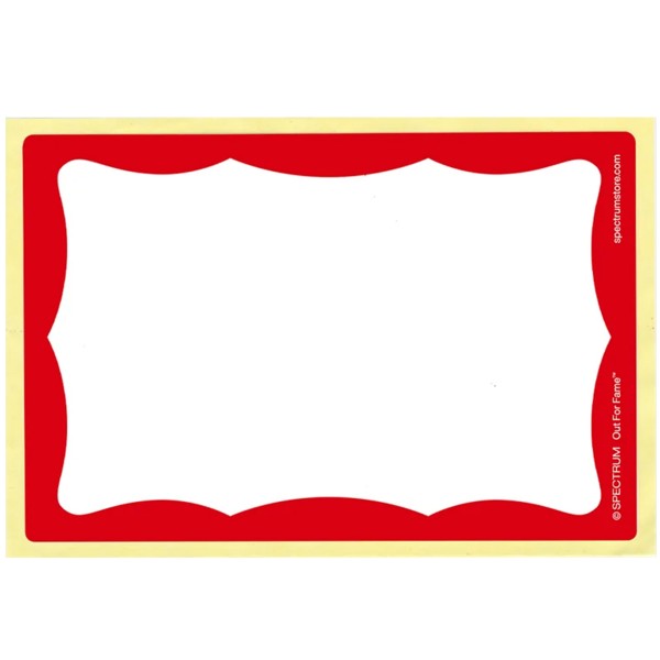Tagsticker "OG Name 100er Pack" (105x72mm) Red