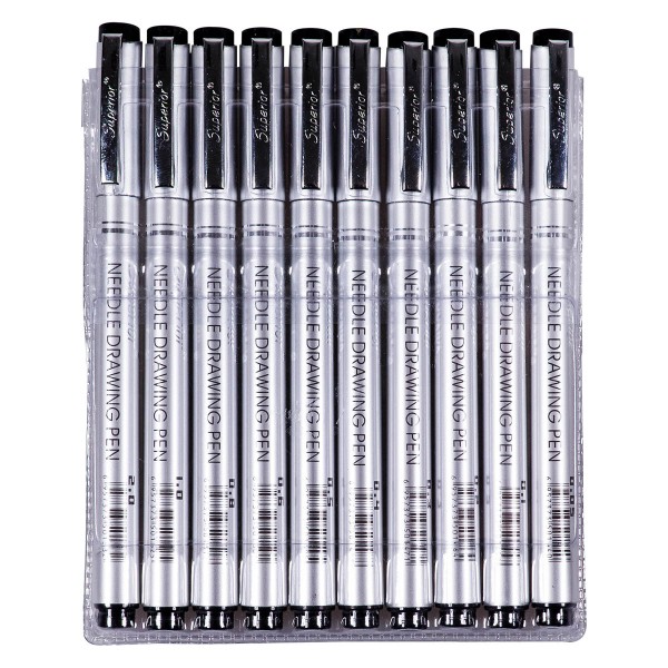 We Love Markers "Fineliner 10er Set" Complete