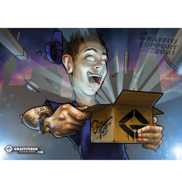 Super Deal "SIZETWO" Gbox Sticker Serie #150 (10x15cm)