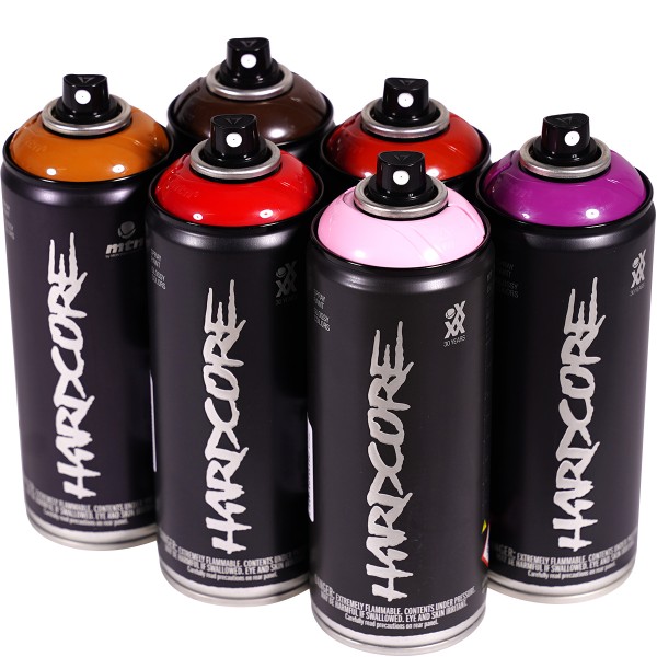 MTN Hardcore 2 "Multi Color Sixpack - Shit Fruit Tones" (6x400ml)