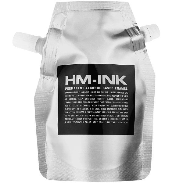 Hand Mixed "Juicy Refill" Permanent Alcohol Based Ink (100ml) Black
