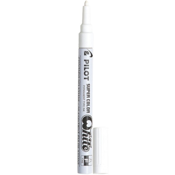 Pilot "Permanentmarker Super Color Fine" (1mm) White