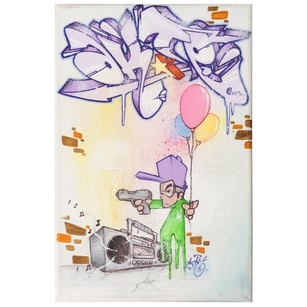 "Akte One Jip Hop (Original)" 20x30cm