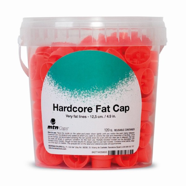 MTN "Hardcore Astro Fat Cap 120er Bucket" - Neon Orange/Black